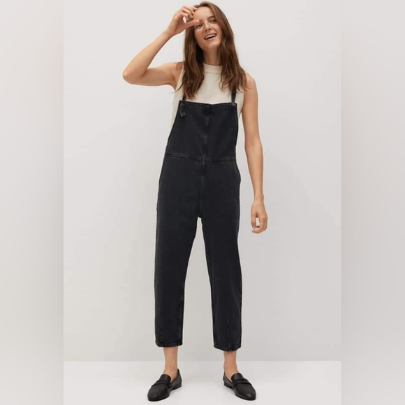NEW Mango Denim Overall/ Jumpsuit - Picture 1 of 3